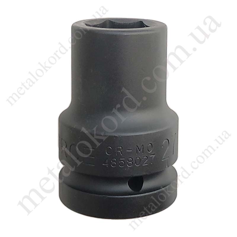 Головка 1" ударна 27 мм, L=80мм 4858027 Force