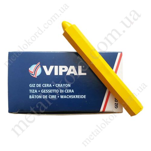 Крейда VIPAL d.10мм жовта Vipal